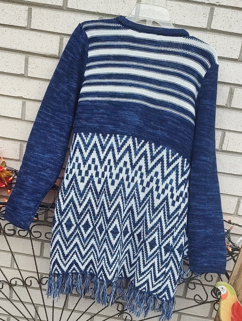 New directions//Fringe Cardigan - Picture 8 of 8